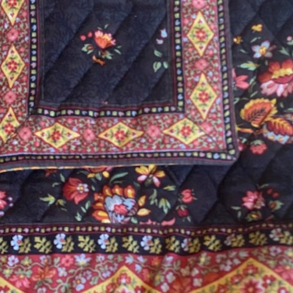 Vera Bradley small backpack, 13" x 11" with matching cosmetics bag, 9" x 7" - Picture 3 of 5